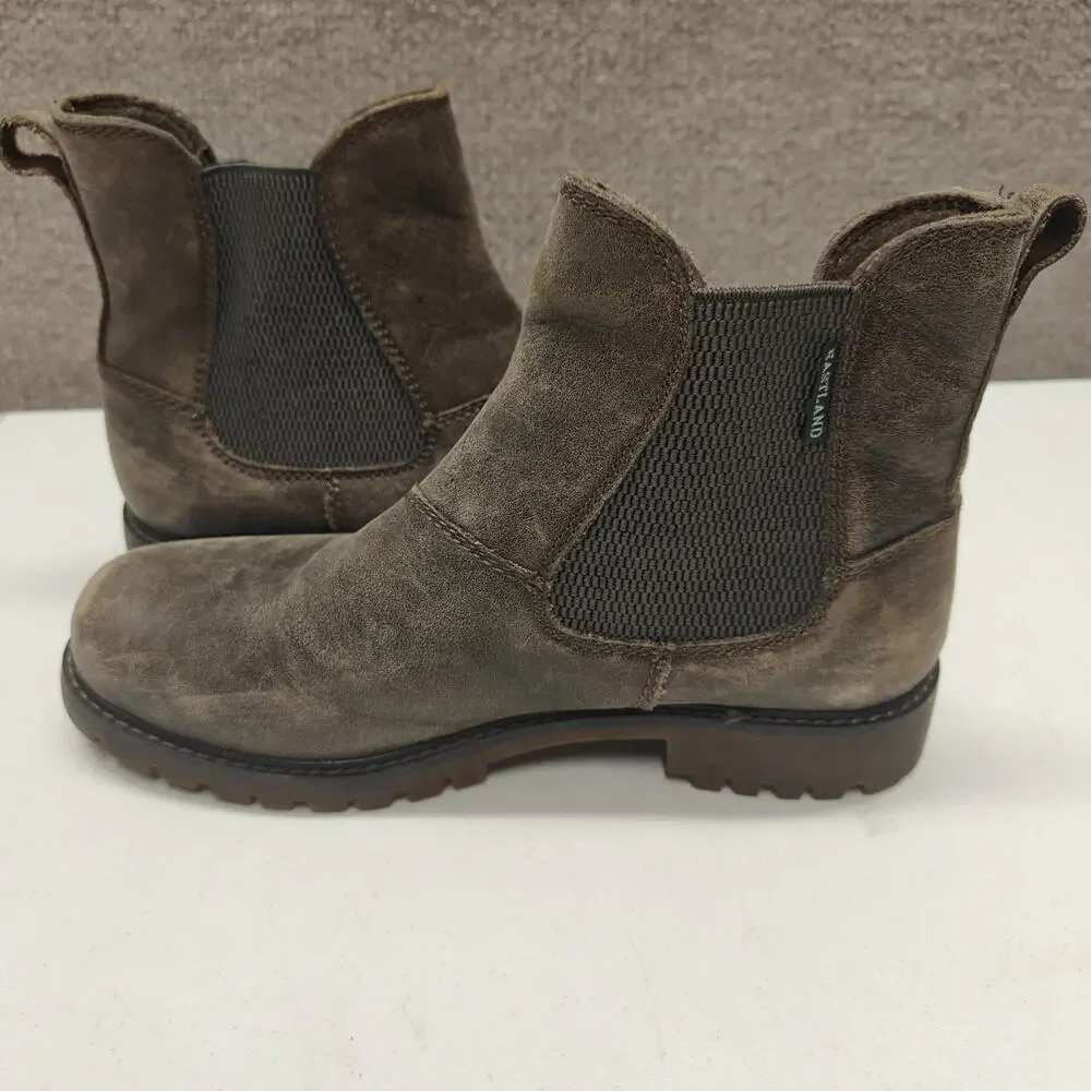 Eastland Ida Chelsea Women's Boot Size 8.5 Rustic Brown Faded